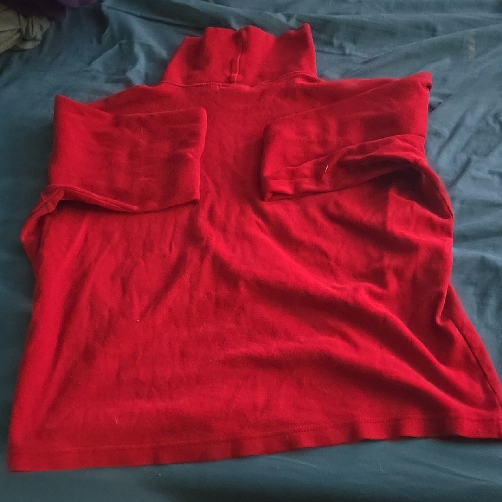 Cozy Red Turtleneck Sweater